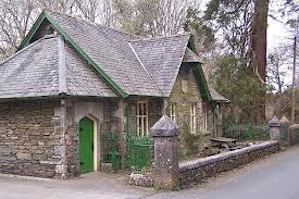 Staveley-in-Cartmel Village Hall showing entrance door